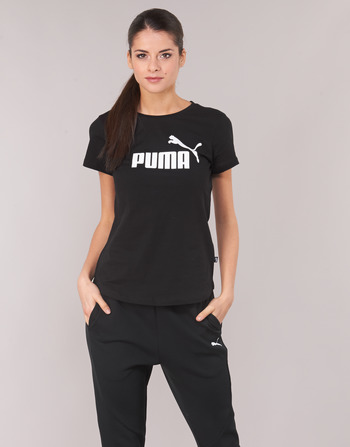 Textil Ženy Trička s krátkým rukávem Puma PERMA ESS TEE Černá