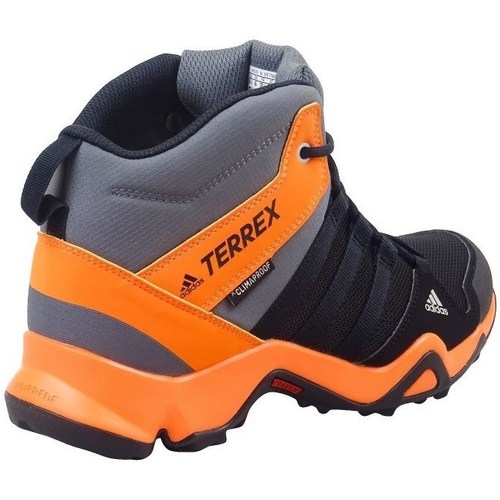 Boty Děti Pohorky adidas Originals Terrex AX2R Mid CP Šedé, Černé, Oranžové