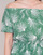 Textil Ženy Overaly / Kalhoty s laclem See U Soon GARAGABE Zelená / Bílá