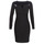 Textil Ženy Krátké šaty Lauren Ralph Lauren SEQUINED YOKE JERSEY DRESS Černá
