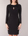 Textil Ženy Krátké šaty Lauren Ralph Lauren SEQUINED YOKE JERSEY DRESS Černá
