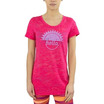 Reebok Sport Trička s krátkým rukávem RH Burnout Tshirt - Růžová