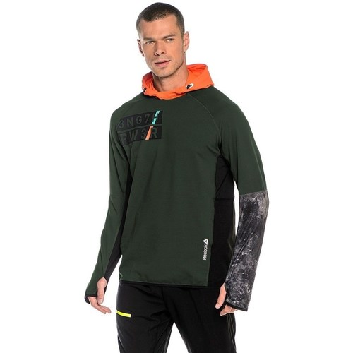 Textil Muži Mikiny Reebok Sport DT Stretch Oth Z Zelené, Oranžové