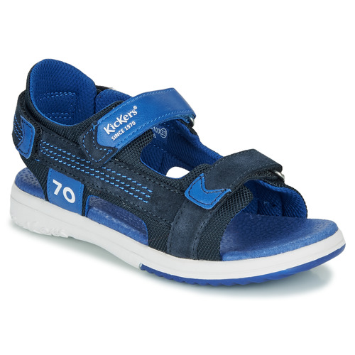 Boty Chlapecké Sandály Kickers PLANE Tmavě modrá