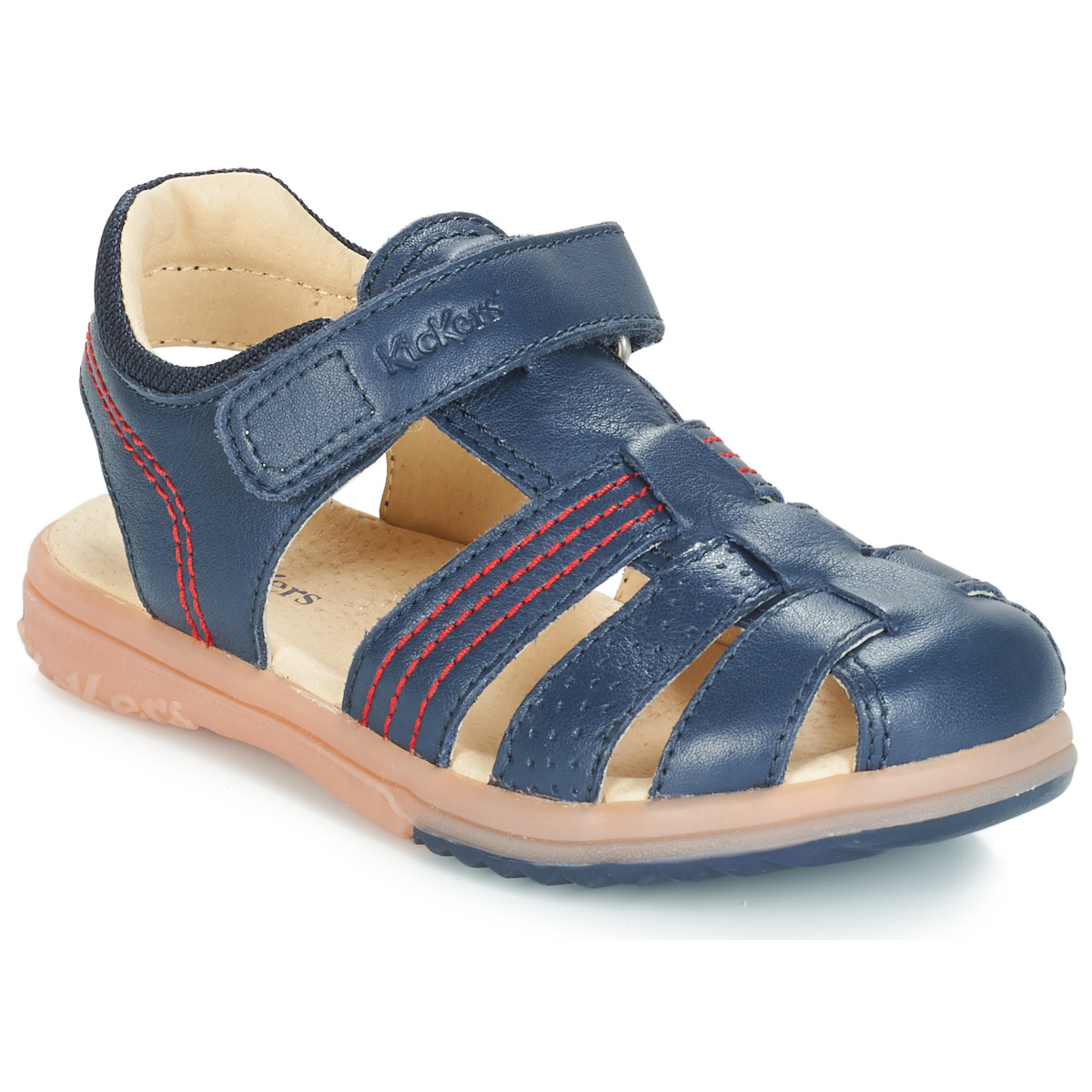 Boty Chlapecké Sandály Kickers PLATINIUM Tmavě modrá