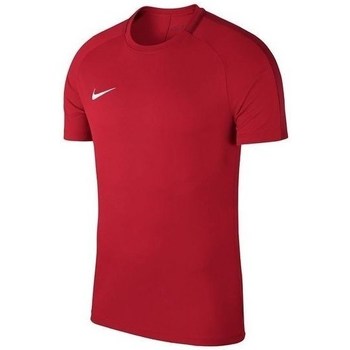 Textil Chlapecké Trička s krátkým rukávem Nike Academy 18 Junior Červená