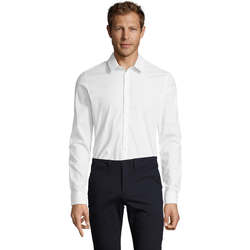 Textil Muži Košile s dlouhymi rukávy Sols BLAKE MODERN MEN Bílá