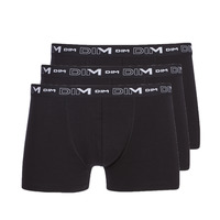 Spodní prádlo Muži Boxerky DIM COTON STRETCH X3 Černá