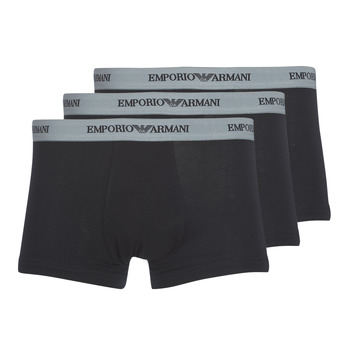Spodní prádlo Muži Boxerky Emporio Armani CC717-PACK DE 3 Černá