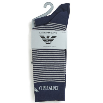 Doplňky  Muži Ponožky Emporio Armani CC114-PACK DE 2 Tmavě modrá