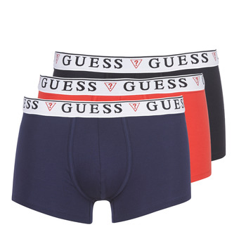 Spodní prádlo Muži Boxerky Guess U97G01-JR003-FQ92 Černá / Červená / Tmavě modrá