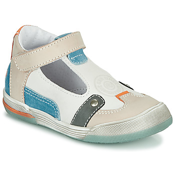 Boty Chlapecké Sandály GBB PERCEVAL Bílá / Béžová / Modrá