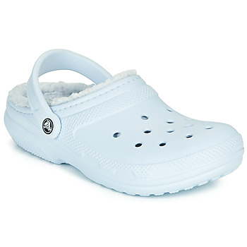 Boty Ženy Pantofle Crocs CLASSIC LINED CLOG Modrá