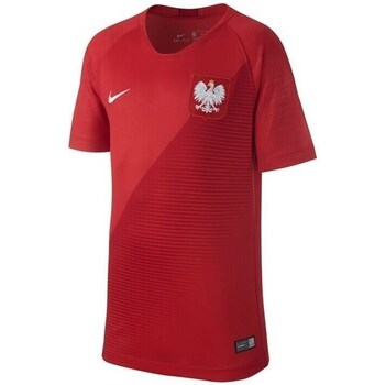 Textil Chlapecké Trička s krátkým rukávem Nike Breathe Stadium Wyjazdowa Junior Červená