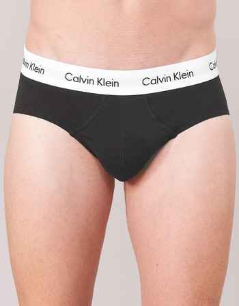 Calvin Klein Jeans COTTON STRECH HIP BREIF X 3 Černá / Bílá / Šedá / Sepraný