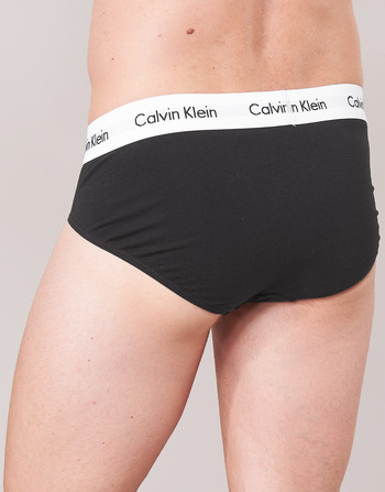 Calvin Klein Jeans COTTON STRECH HIP BREIF X 3 Černá / Bílá / Šedá / Sepraný