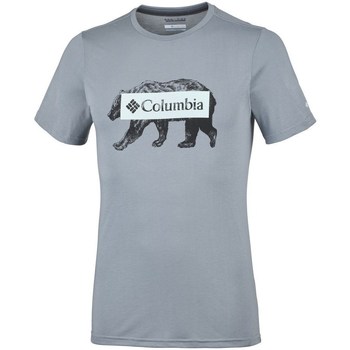 Textil Muži Trička s krátkým rukávem Columbia Box Logo Bear Šedá