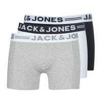 Spodní prádlo Muži Boxerky Jack & Jones SENSE X 3 Šedá