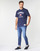 Textil Muži Trička s krátkým rukávem Tommy Jeans TJM USA FLAG TEE Tmavě modrá