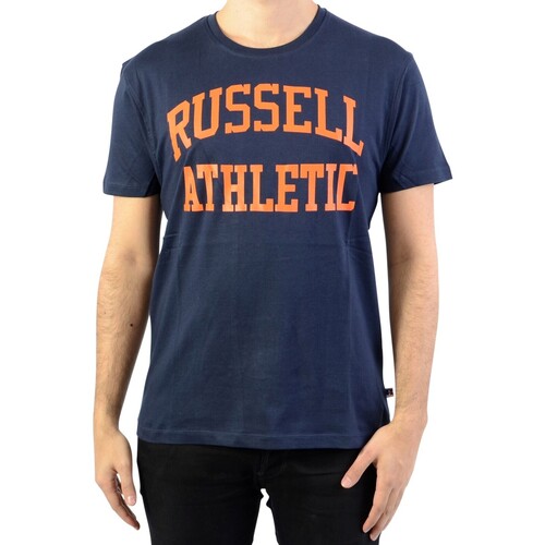 Textil Muži Trička s krátkým rukávem Russell Athletic 131040 Modrá