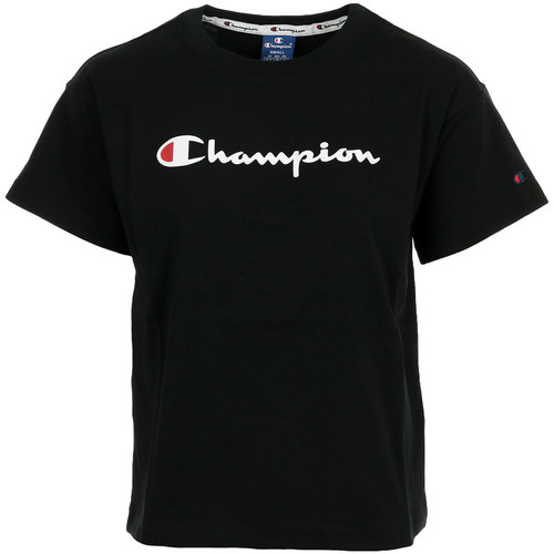 Textil Ženy Trička s krátkým rukávem Champion Crewneck T-shirt Wn's Černá