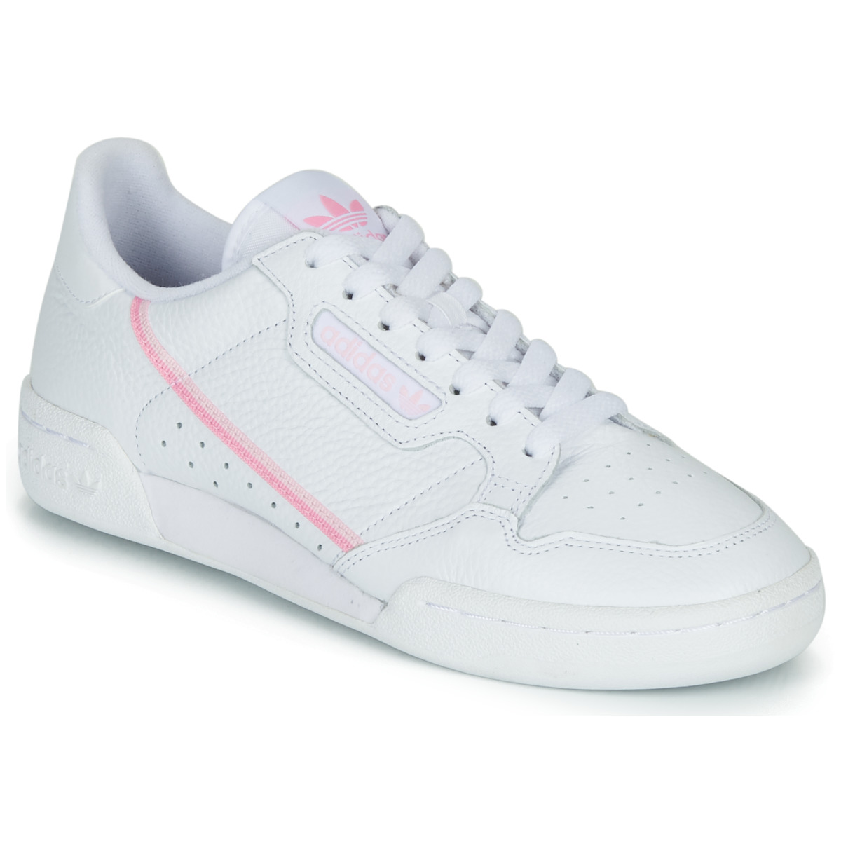 Boty Ženy Nízké tenisky adidas Originals CONTINENTAL 80 W Bílá / Růžová