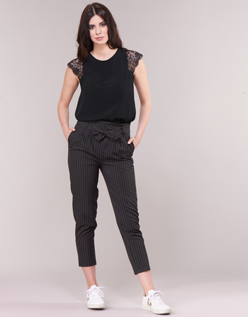 Textil Ženy Kapsáčové kalhoty Betty London LAALIA Černá / Bílá
