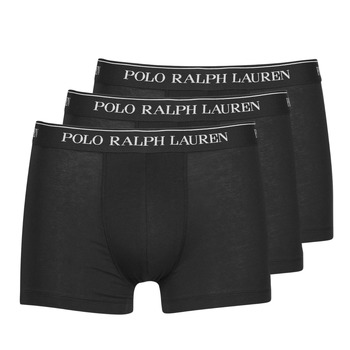 Spodní prádlo Muži Boxerky Polo Ralph Lauren CLASSIC 3 PACK TRUNK Černá
