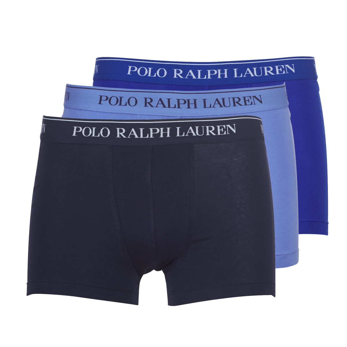 Levně Polo Ralph Lauren Boxerky CLASSIC 3 PACK TRUNK Modrá