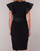 Textil Ženy Krátké šaty Lauren Ralph Lauren JERSEY SLEEVELESS COCKTAIL DRESS Černá