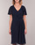 Textil Ženy Společenské šaty Lauren Ralph Lauren CUTLER CAP SLEEVE DAY DRESS Tmavě modrá