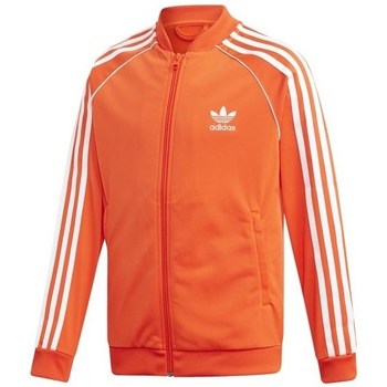 Textil Chlapecké Mikiny adidas Originals Sst Track Jacket Oranžové, Bílé