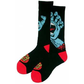 Spodní prádlo Muži Ponožky Santa Cruz Screaming hand sock Černá