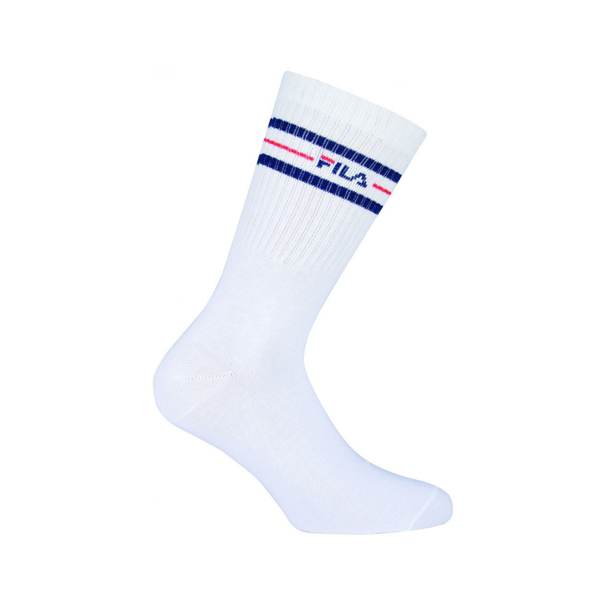 Spodní prádlo Muži Ponožky Fila Normal socks manfila3 pairs per pack Bílá