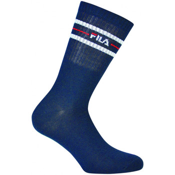 Spodní prádlo Muži Ponožky Fila Normal socks manfila3 pairs per pack Modrá