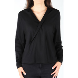 Textil Ženy Košile / Halenky Wrangler L/S Wrap Shirt Black W5180BD01 Černá