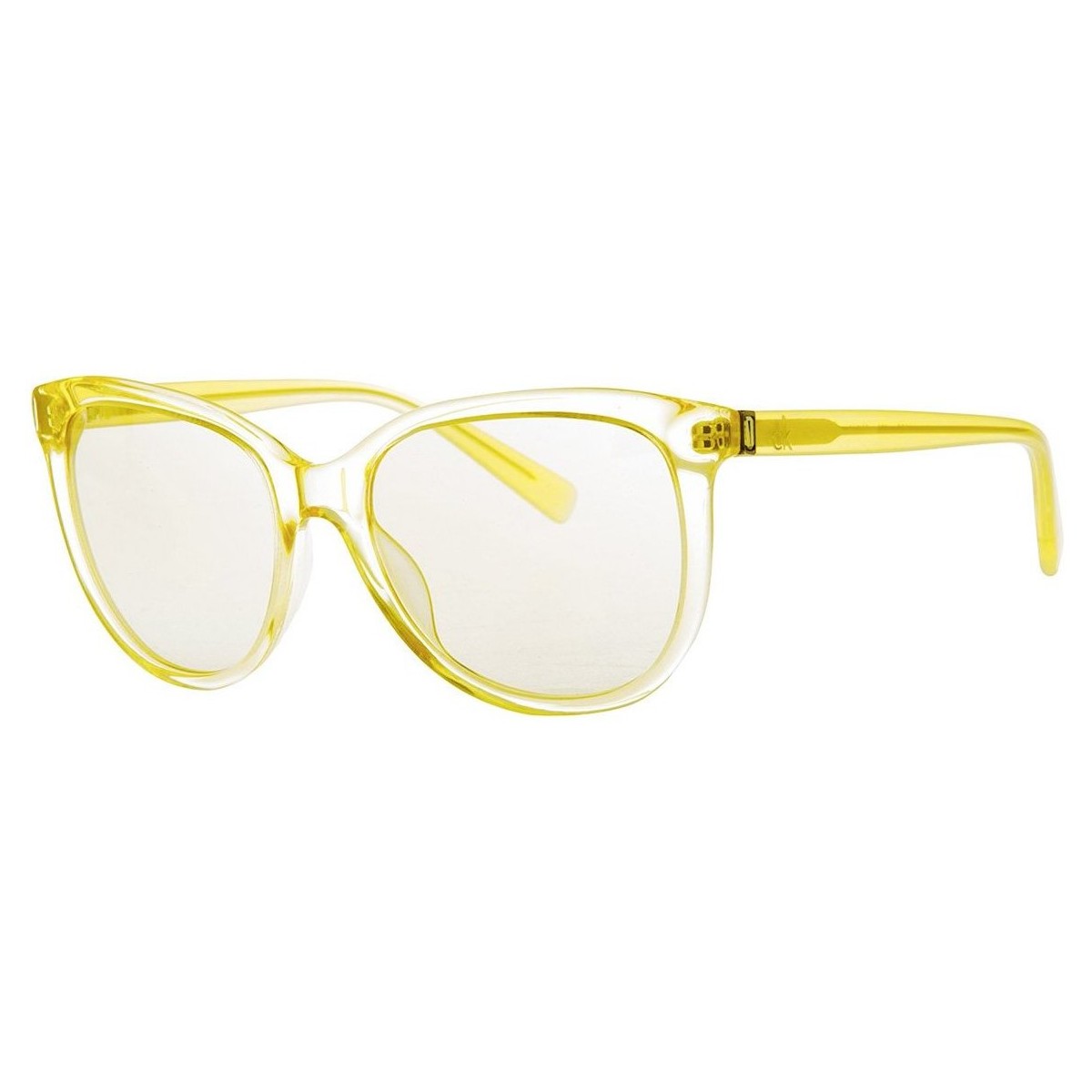 Hodinky & Bižuterie Muži sluneční brýle Calvin Klein Jeans CK4185S-250 Žlutá