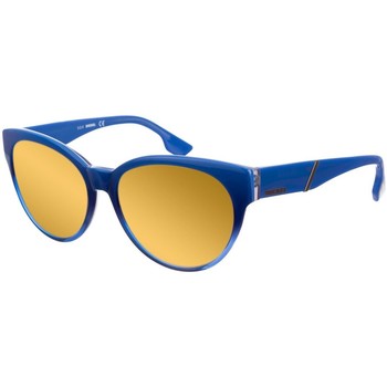 Hodinky & Bižuterie Ženy sluneční brýle Diesel Sunglasses DL0124-90G Modrá