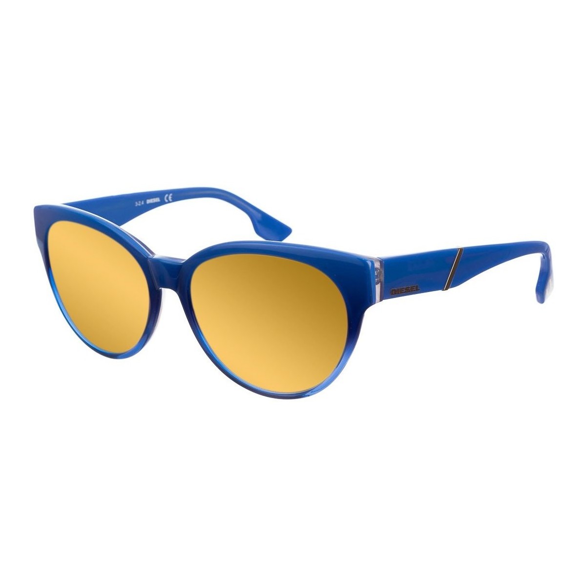 Hodinky & Bižuterie Ženy sluneční brýle Diesel DL0124-90G Modrá