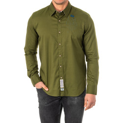 Textil Muži Košile s dlouhymi rukávy La Martina KMC603-03021 Zelená