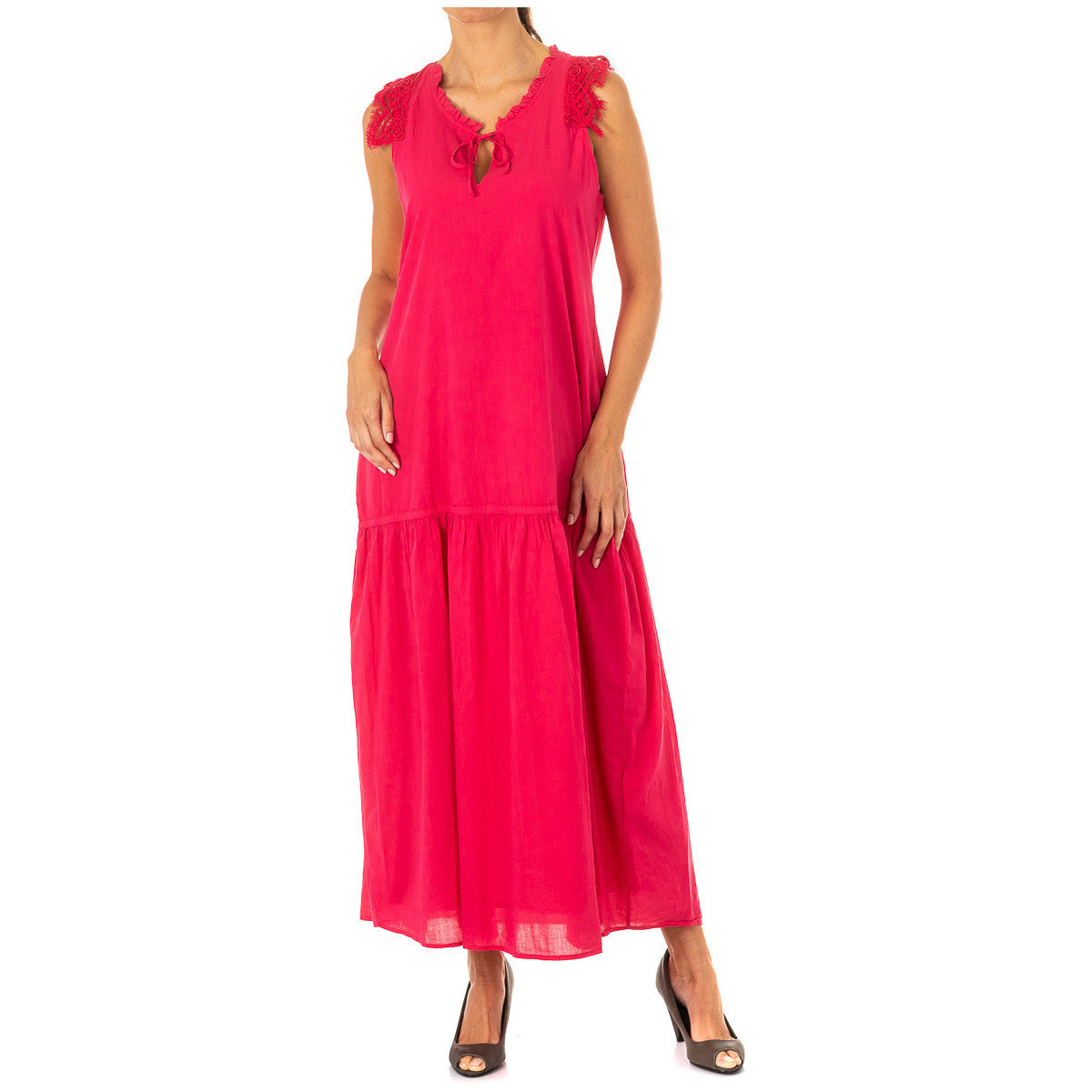 Textil Ženy Společenské šaty La Martina LWD007-06072 Růžová