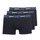 Spodní prádlo Muži Boxerky DIM X-TEMP BOXER x3 Černá