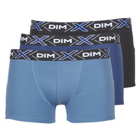 Spodní prádlo Muži Boxerky DIM X-TEMP BOXER x3 Modrá / Tmavě modrá / Černá