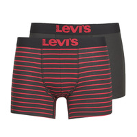 Spodní prádlo Muži Boxerky Levi's MEN VINTAGE PACK X2 Červená / Černá
