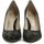 Boty Ženy Lodičky Emis W6341-462 černé semišové dámské lodičky na podpatku Černá