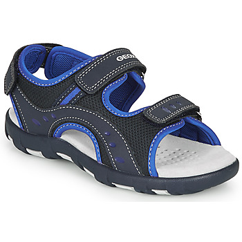 Boty Chlapecké Sportovní sandály Geox JR SANDAL PIANETA Tmavě modrá