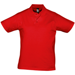 Textil Muži Polo s krátkými rukávy Sols PRESCOTT CASUAL DAY Červená