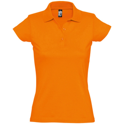 Textil Ženy Polo s krátkými rukávy Sols PRESCOTT CASUAL DAY Oranžová