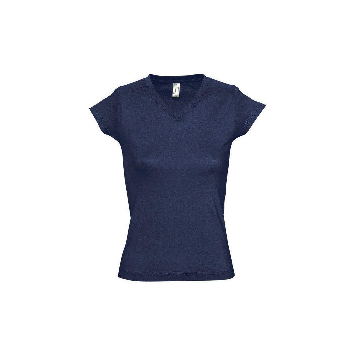 Textil Ženy Trička s krátkým rukávem Sols MOON COLORS GIRL Modrá