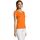 Textil Ženy Trička s krátkým rukávem Sols MOON COLORS GIRL Oranžová
